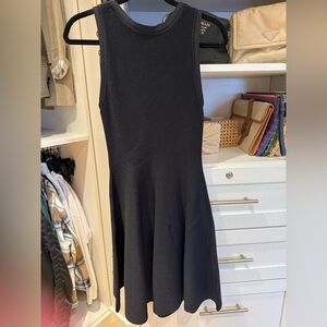 Alice + Olivia Black Midi Dress